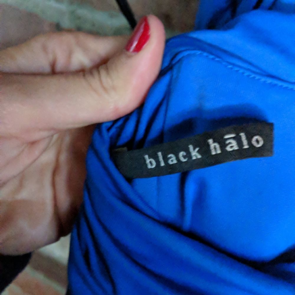 NWOT Black Halo High Neck Sleeveless Halter Sheath Dress Sz S - Picture 6 of 9